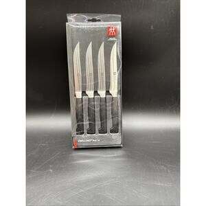 ZWILLING J.A. Henckels Porterhouse Steak Knife -Black, Set of 4
